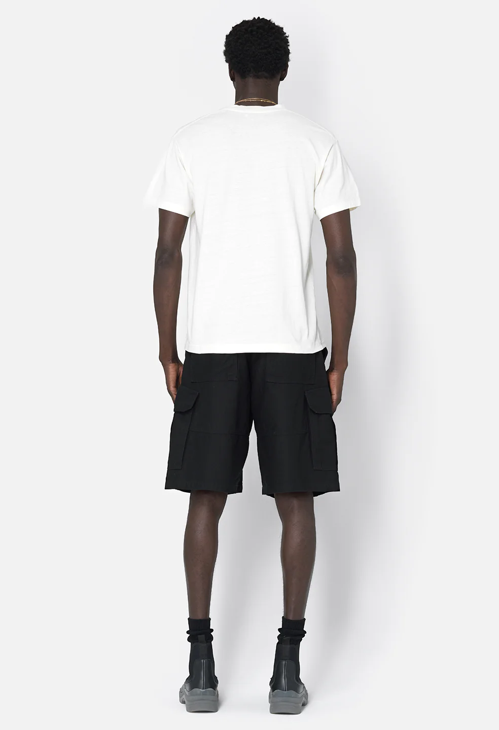 Recycled Cotton Campus Pocket Tee / Salt - Image 5