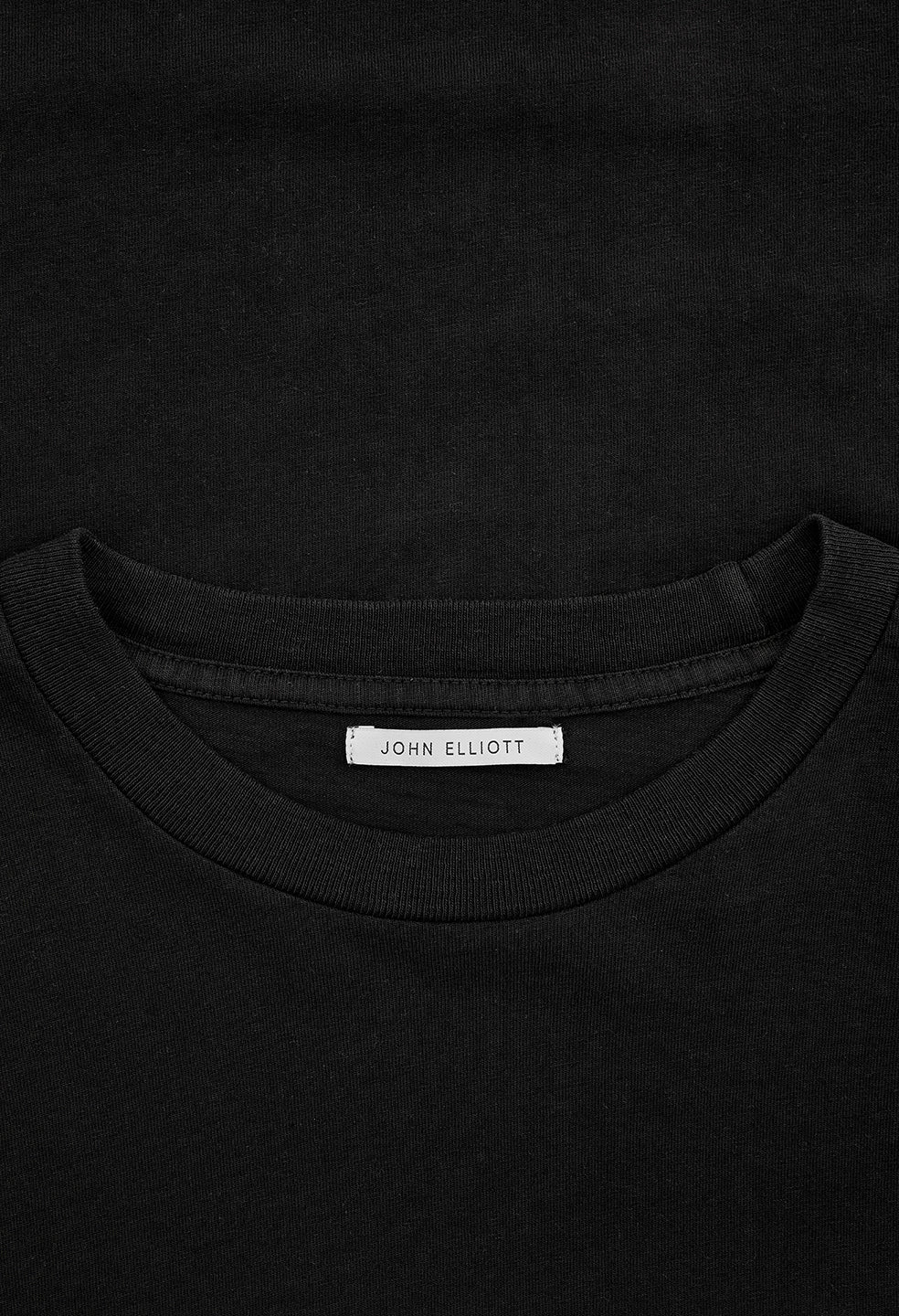 Recycled Cotton LS University Tee / Black - Image 7