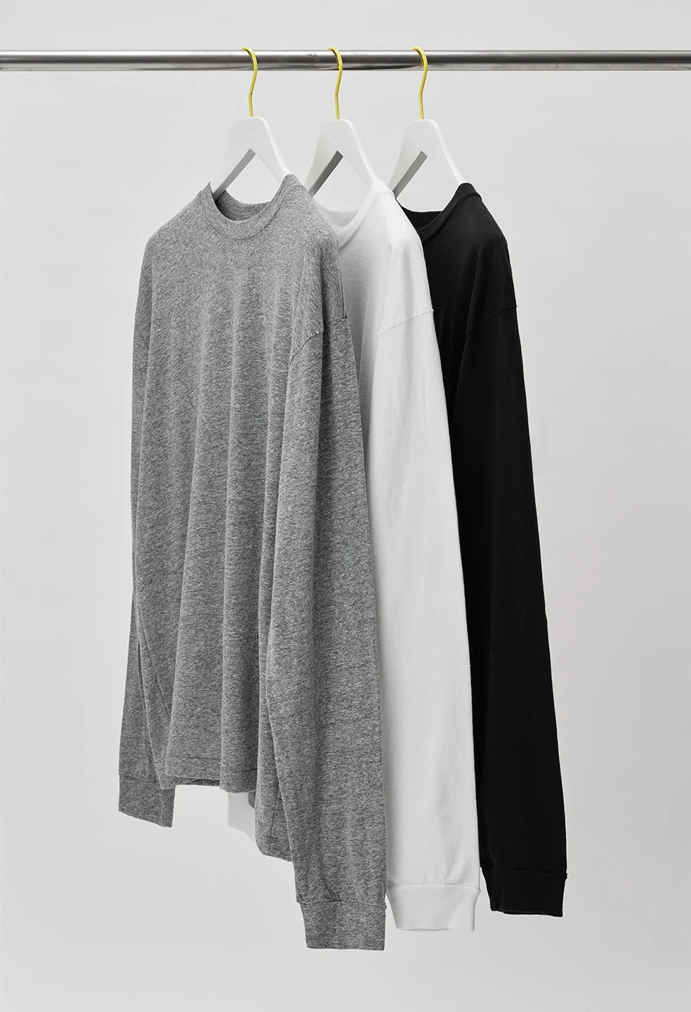 Recycled Cotton LS University Tee / Black - Image 8