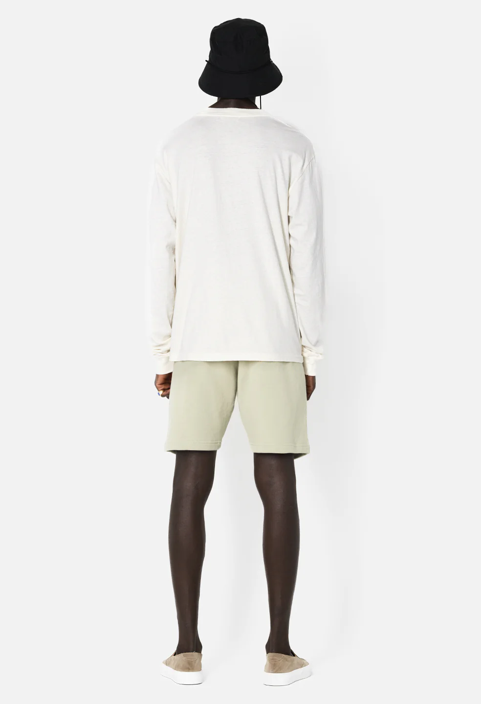 Recycled Cotton LS University Tee / Salt - Image 5