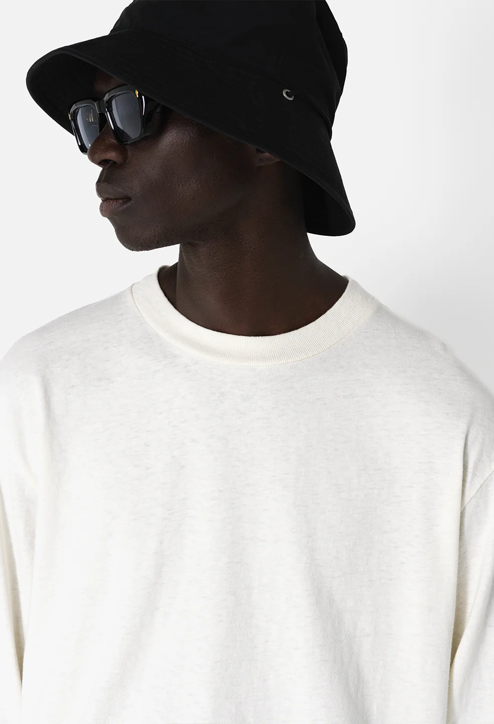 Recycled Cotton LS University Tee / Salt - Image 6