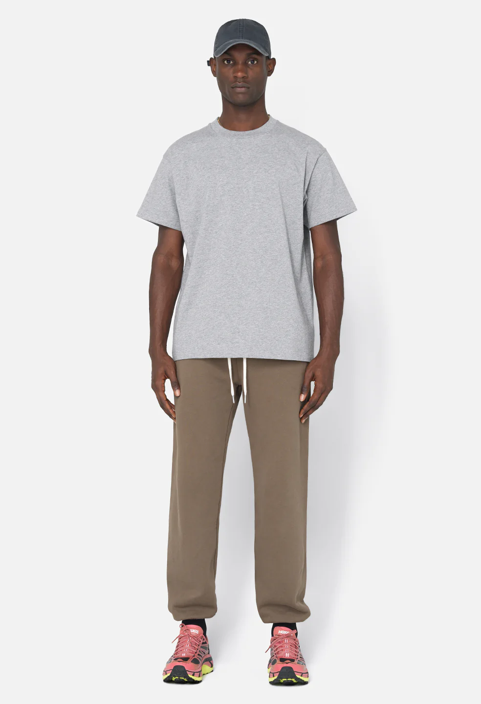 Recycled Cotton University Tee / Heather Grey - Image 3