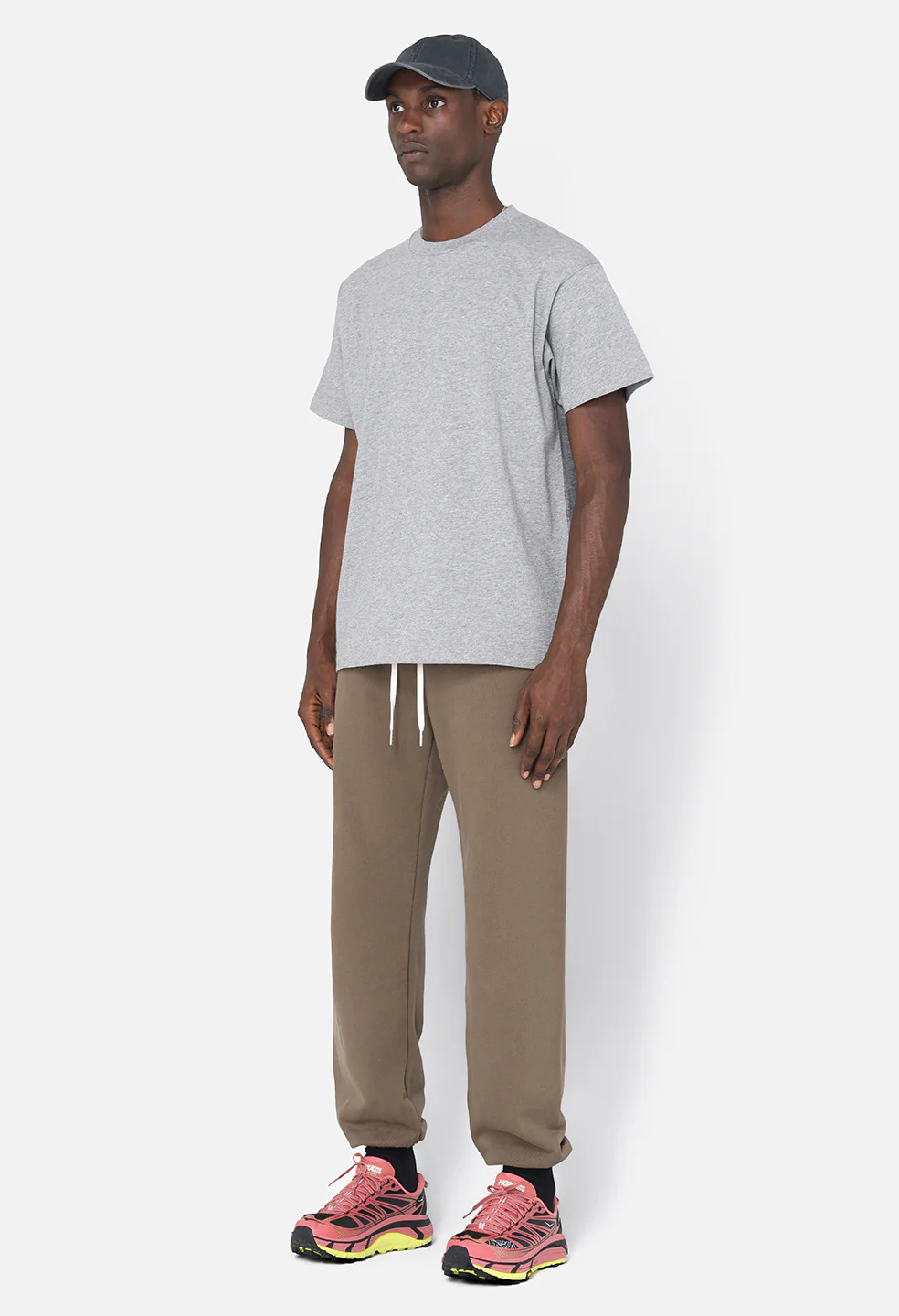 Recycled Cotton University Tee / Heather Grey - Image 4