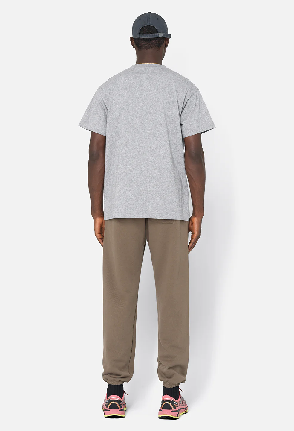 Recycled Cotton University Tee / Heather Grey - Image 5