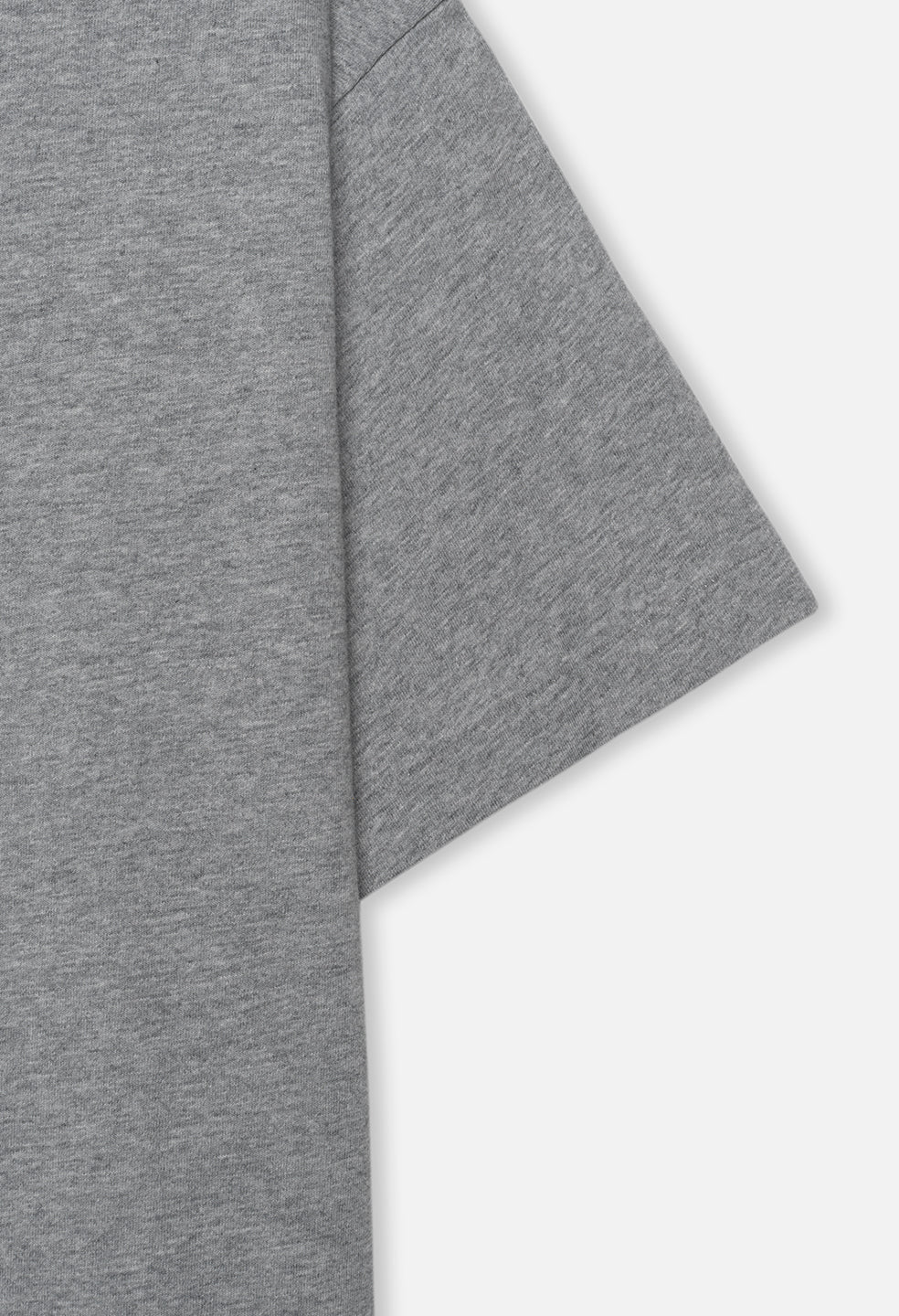 Recycled Cotton University Tee / Heather Grey - Image 9