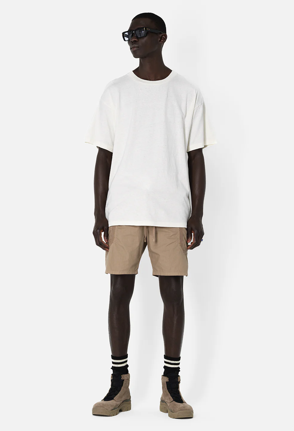 Recycled Cotton University Tee / Salt - Image 3
