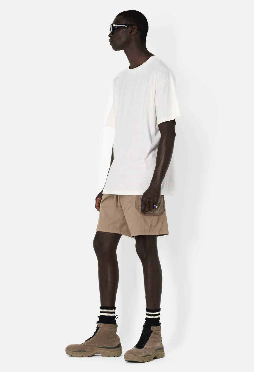 Recycled Cotton University Tee / Salt - Image 4