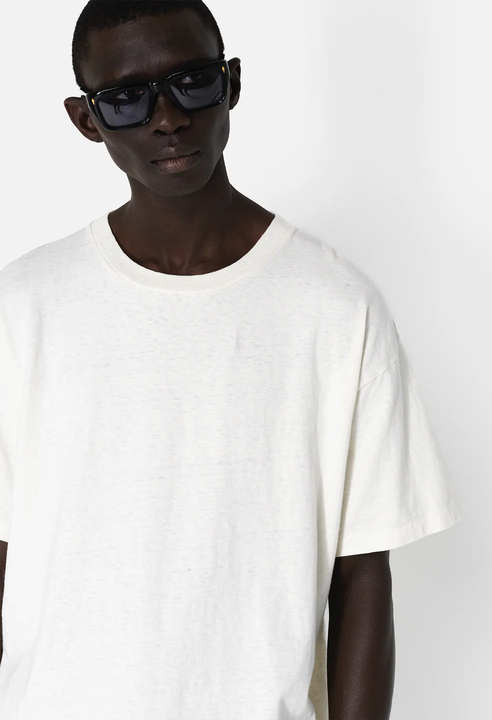 Recycled Cotton University Tee / Salt - Image 6