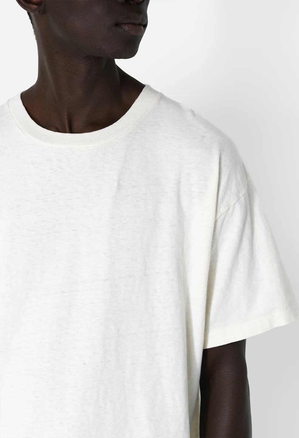 Recycled Cotton University Tee / Salt - Image 7