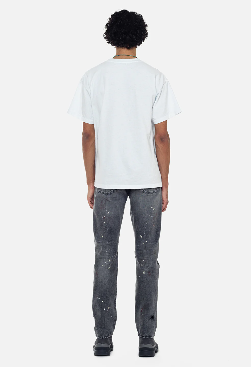 Recycled Cotton University Tee / White - Image 6