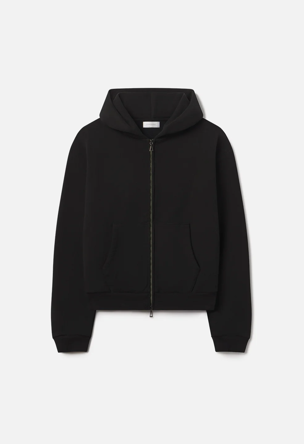 Silk Noil Full-Zip / Black