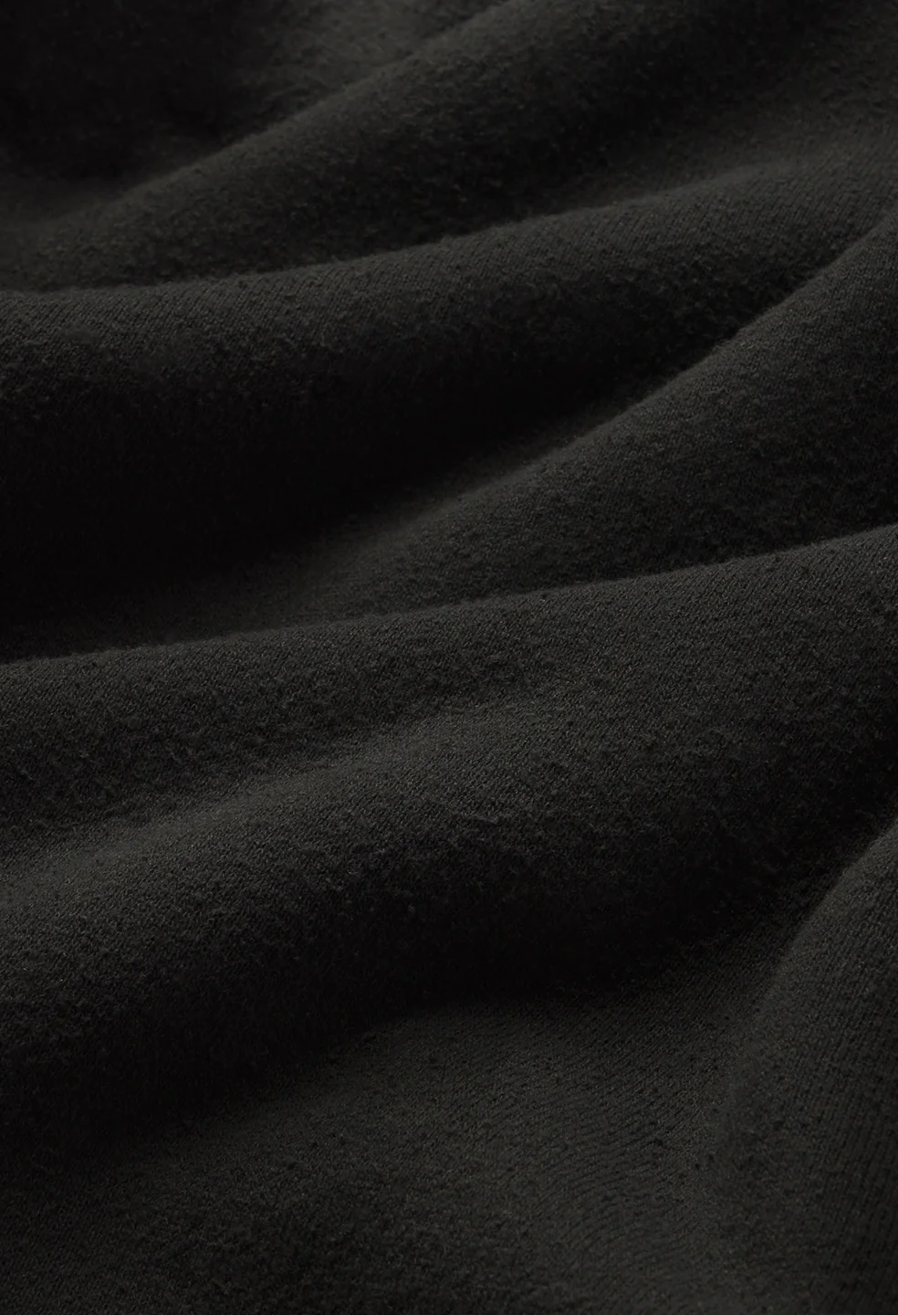 Silk Noil Full-Zip / Black - Image 2