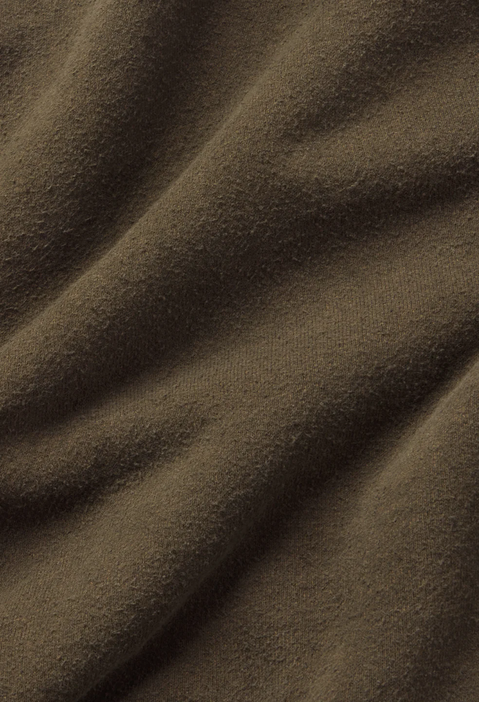 Silk Noil Full-Zip / Olive - Image 2