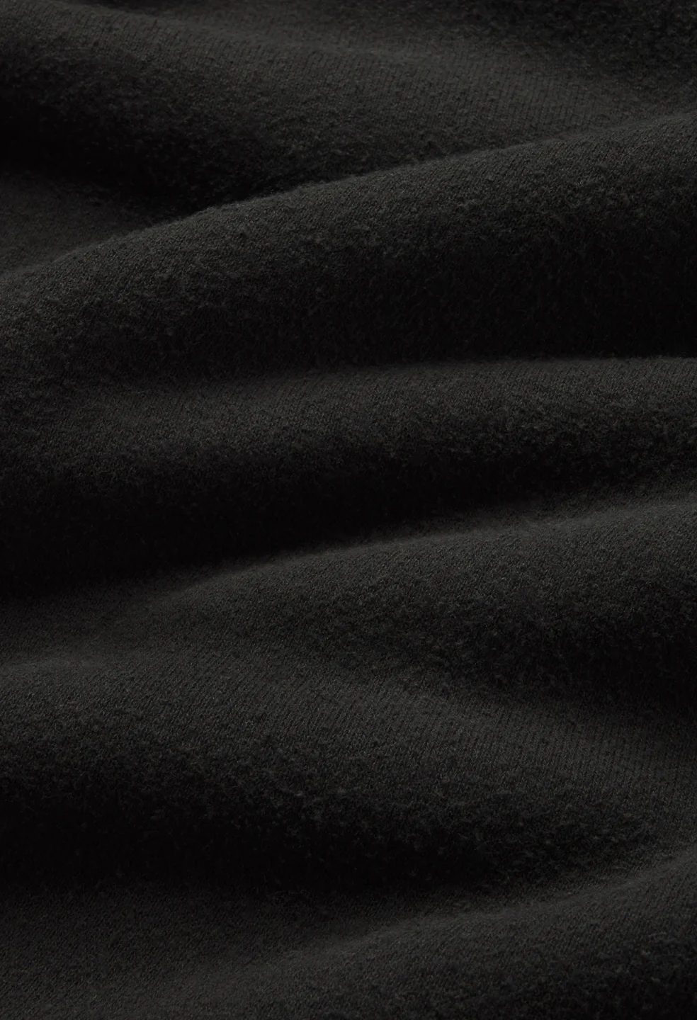 Silk Noil Hoodie / Black - Image 2