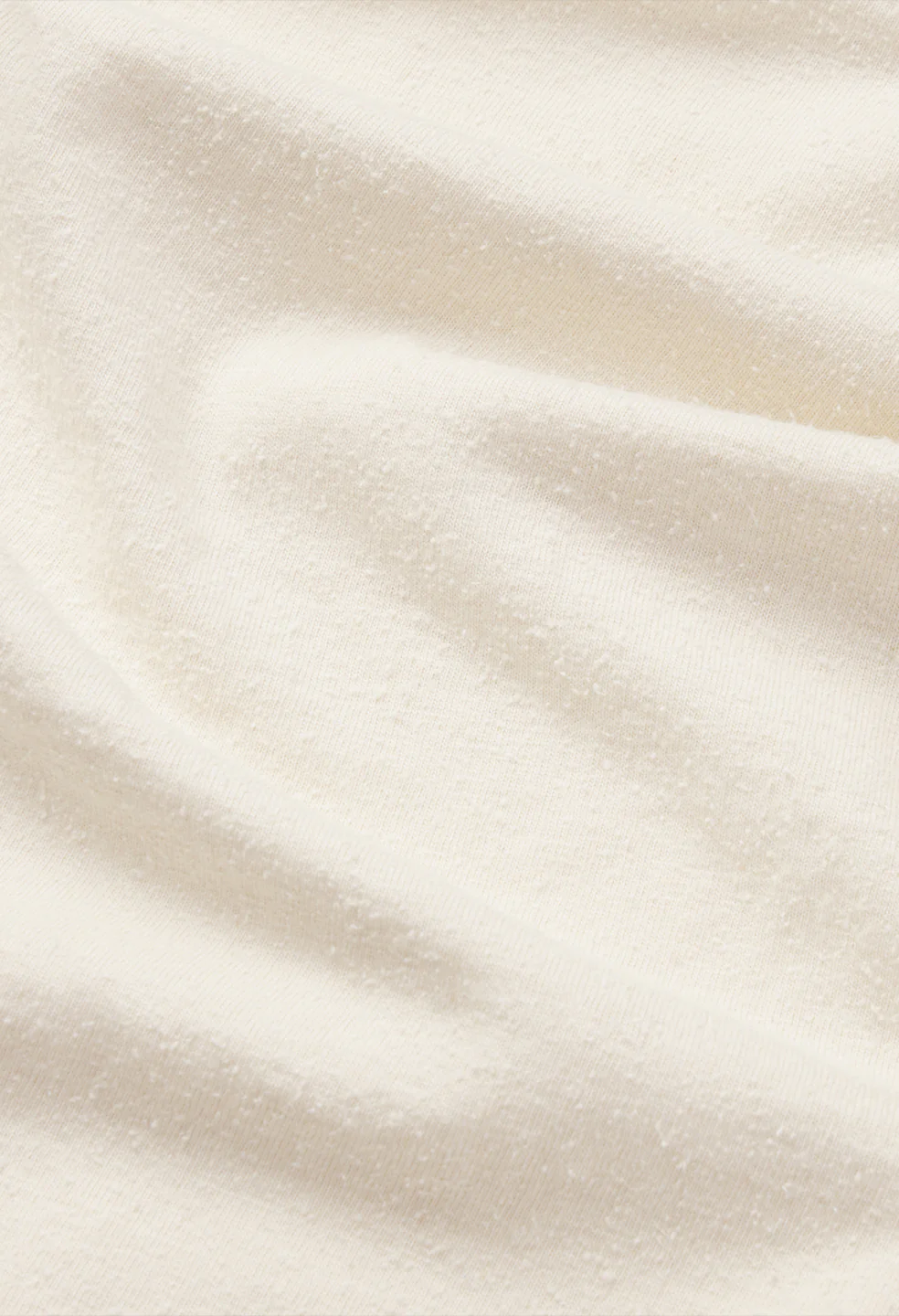 Silk Noil Riviera Cropped Tee / Salt - Image 2