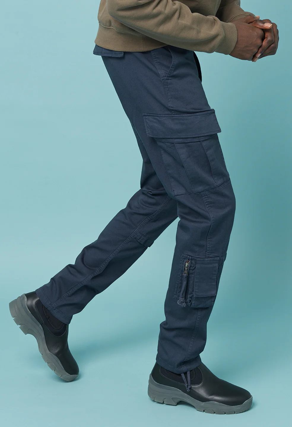 Slim Tactical Cargo / Navy - Image 5