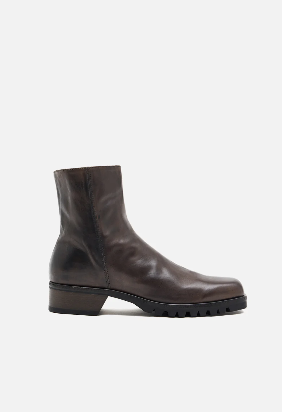 Square Toe Boot / Chocolate