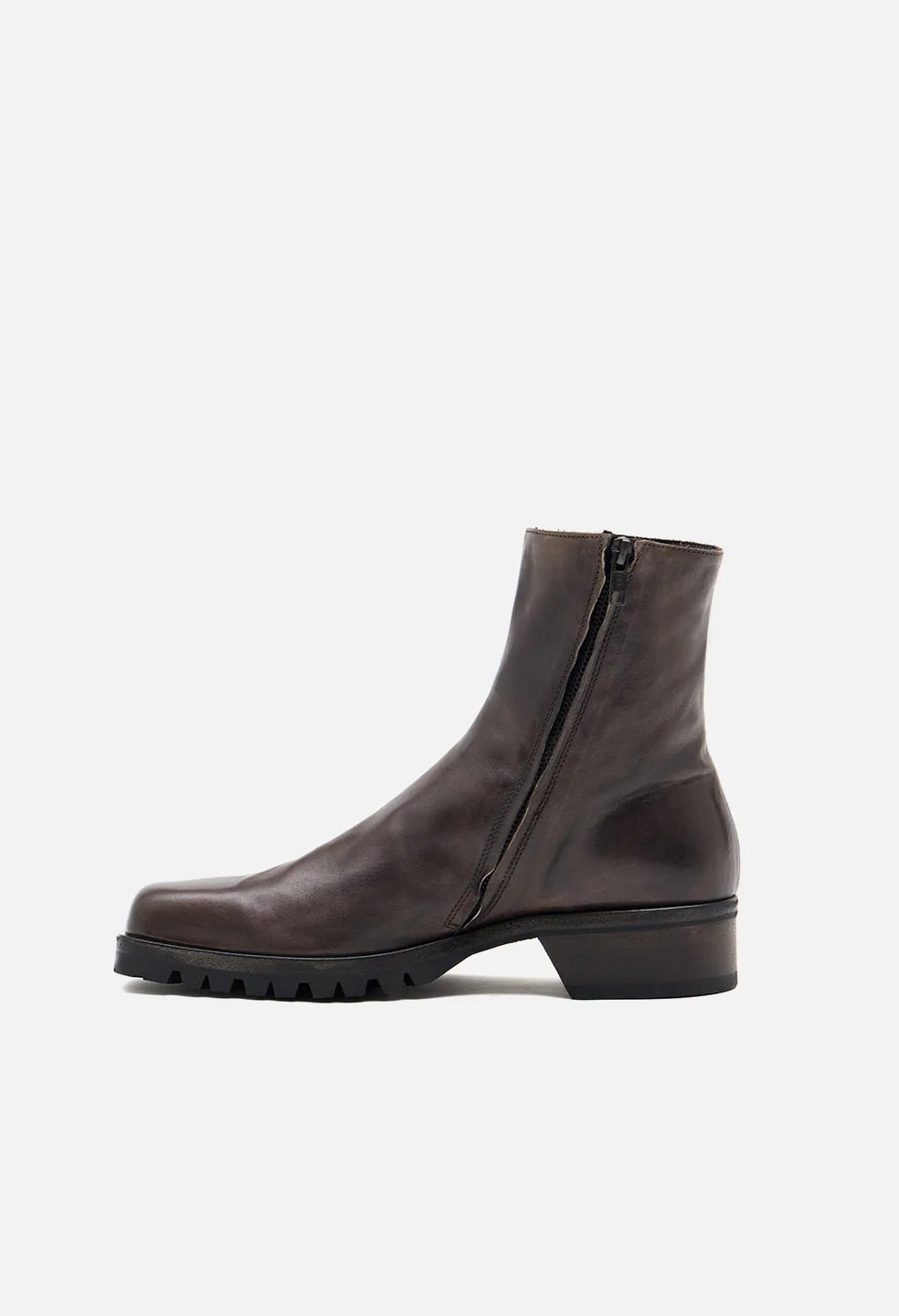 Square Toe Boot / Chocolate - Image 4