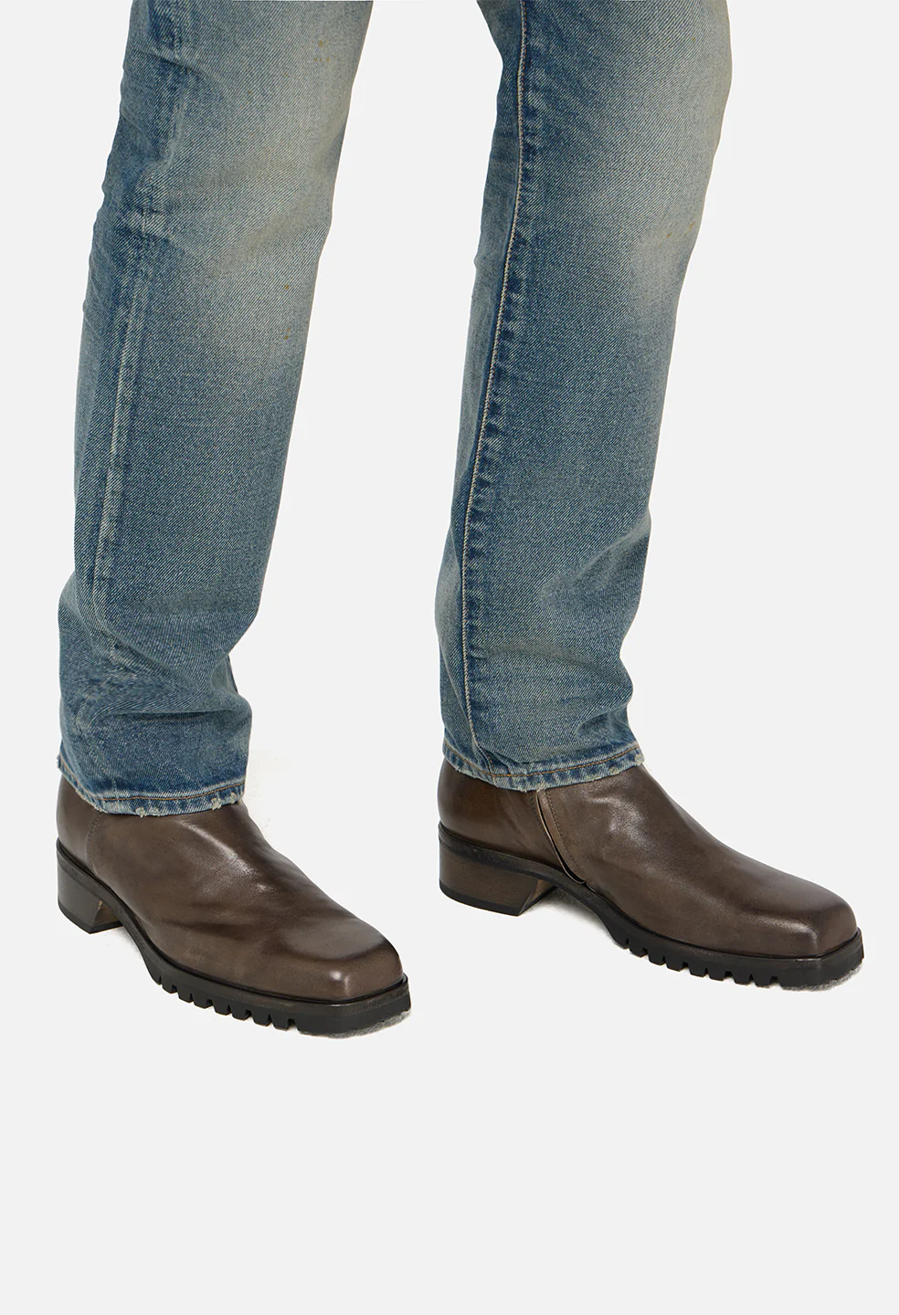 Square Toe Boot / Chocolate - Image 9