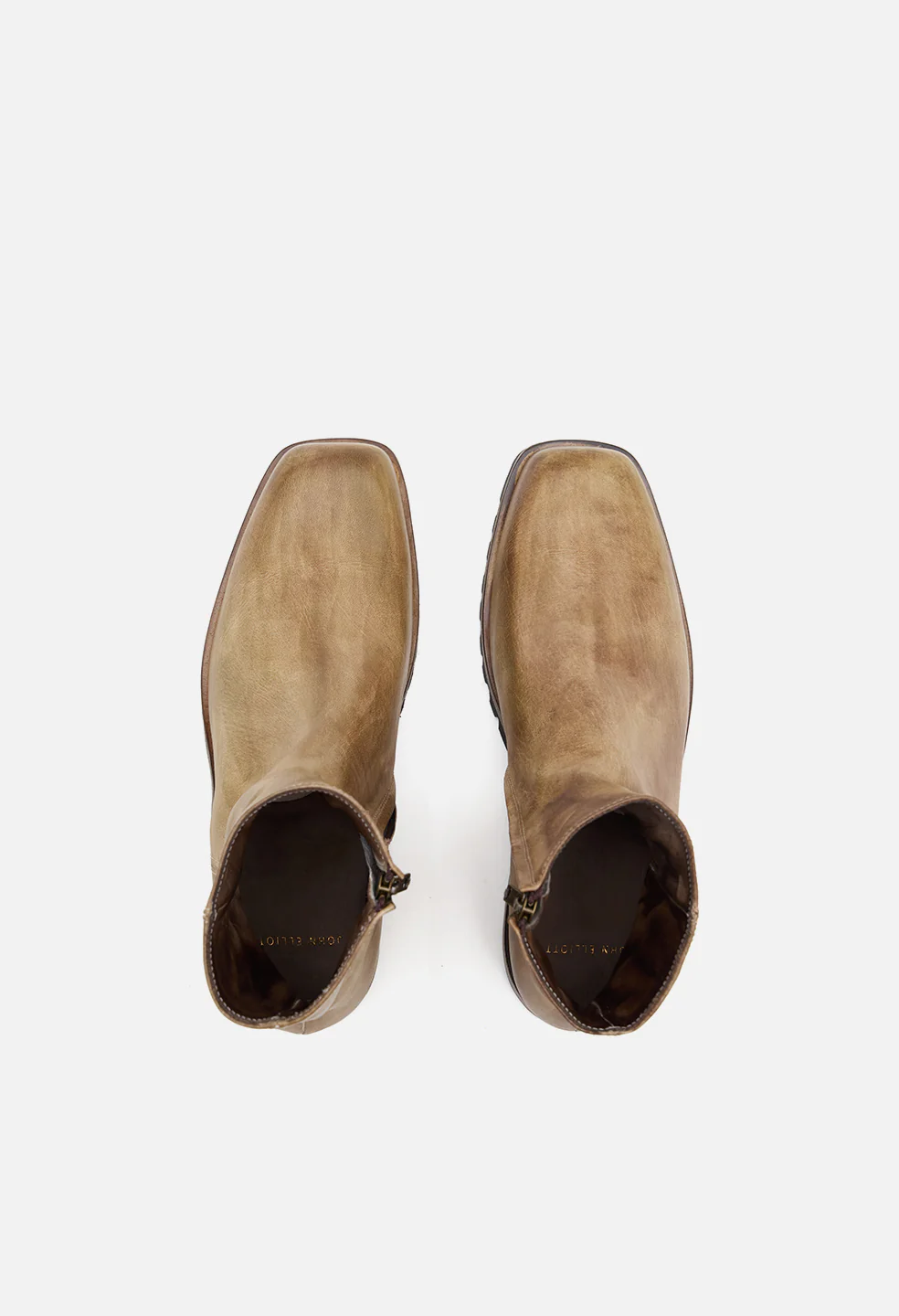 Square Toe Boot / Taupe - Image 6