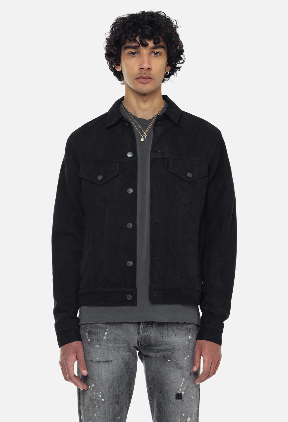 Suede Thumper Jacket Type III / Black - Image 3
