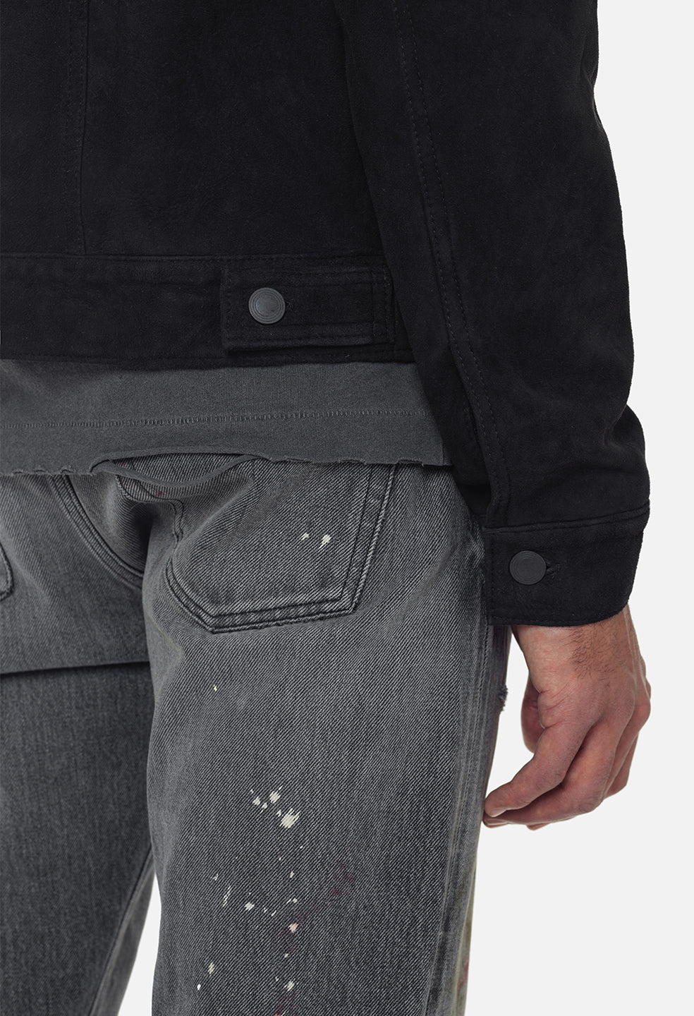 Suede Thumper Jacket Type III / Black - Image 7