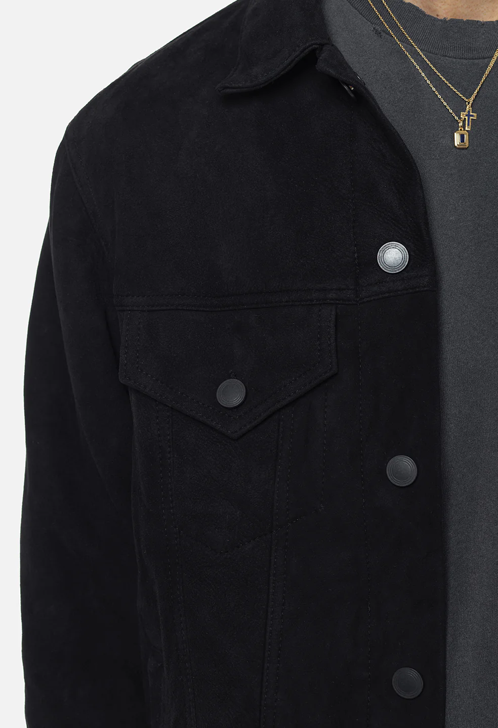 Suede Thumper Jacket Type III / Black - Image 9