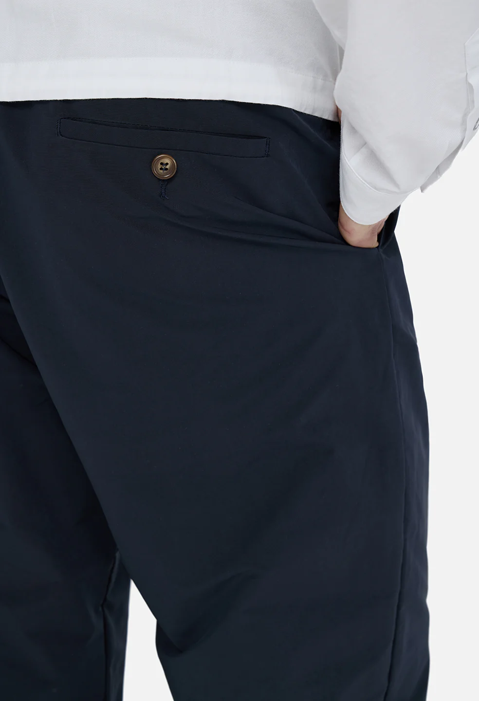 Vero Brushed Nylon Lounge Pant / Dark Navy - Image 7