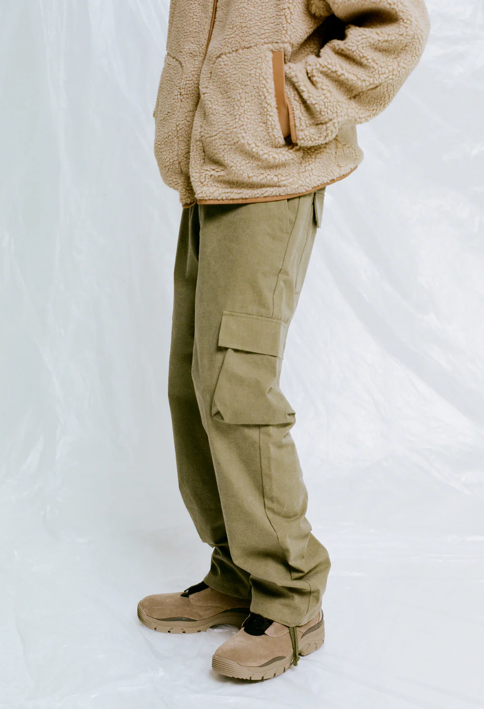 Washed Corpus Cargo Pants / Army - Image 3