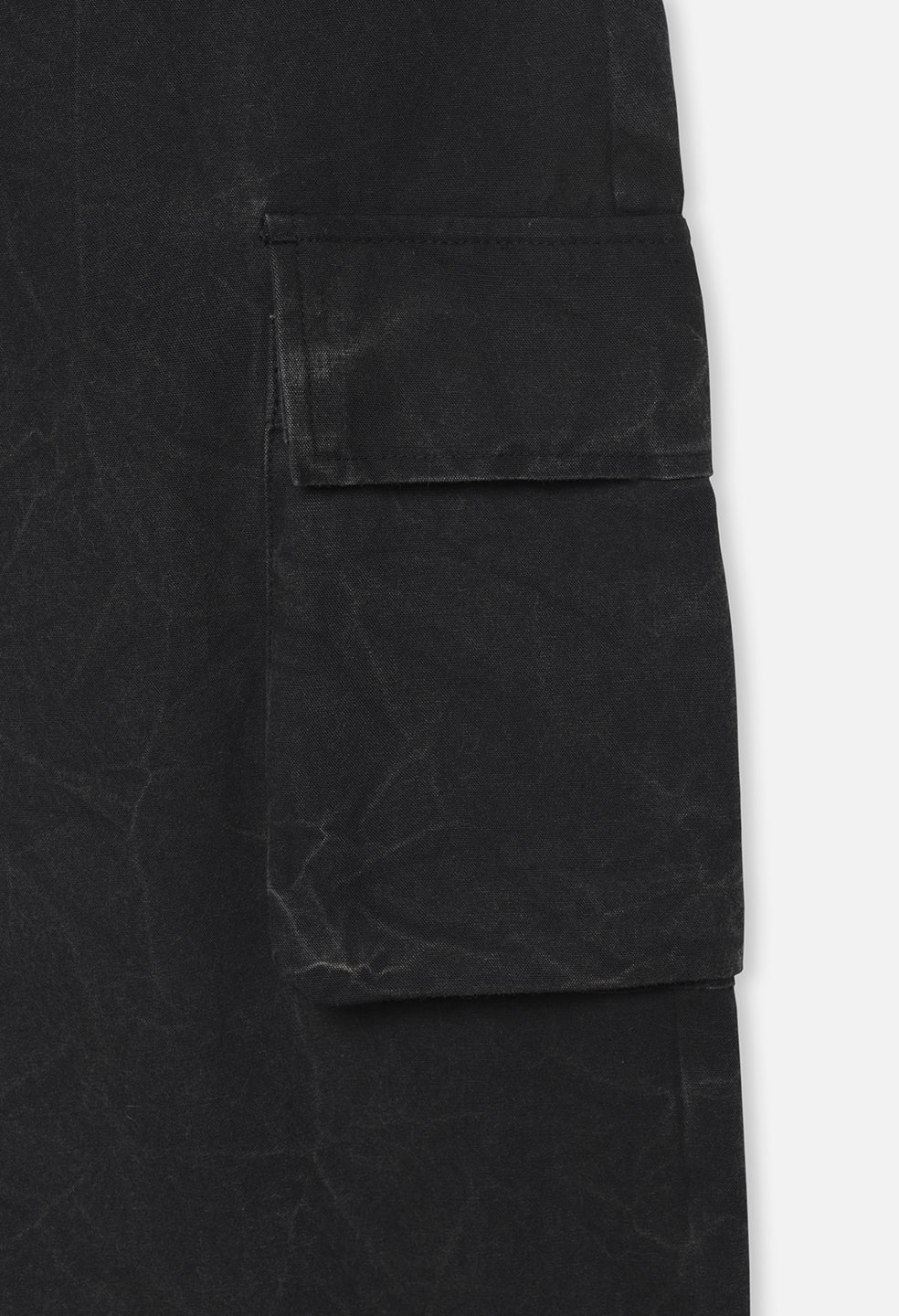 Washed Corpus Cargo Pants / Black - Image 4
