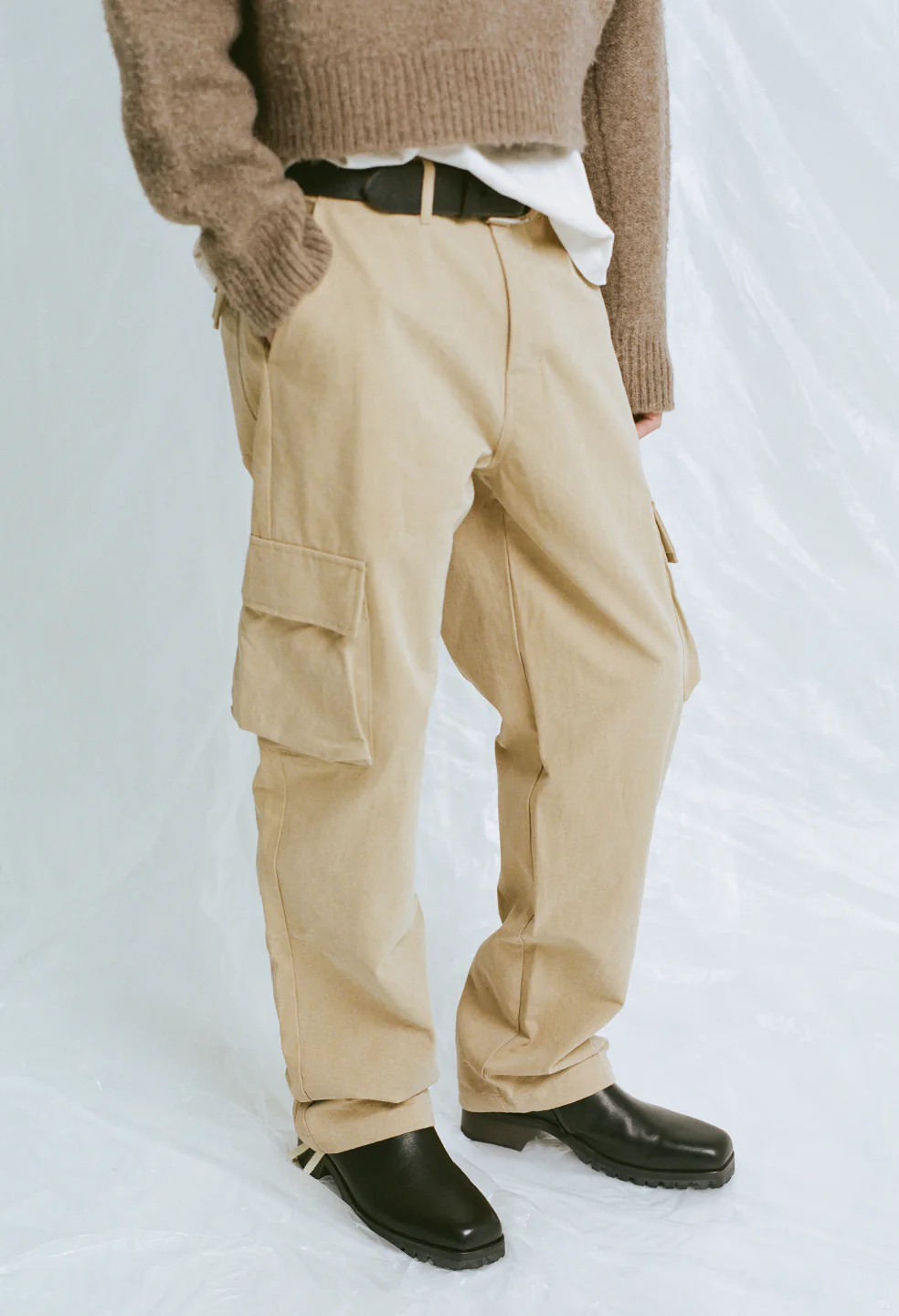 Washed Corpus Cargo Pants / Desert - Image 3