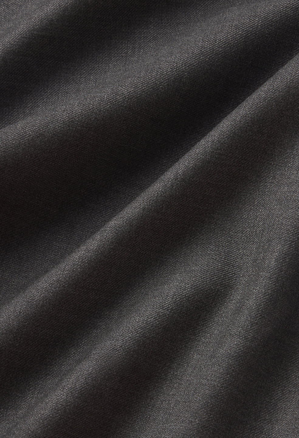 Wool Wide Easy Trouser / Charcoal - Image 3